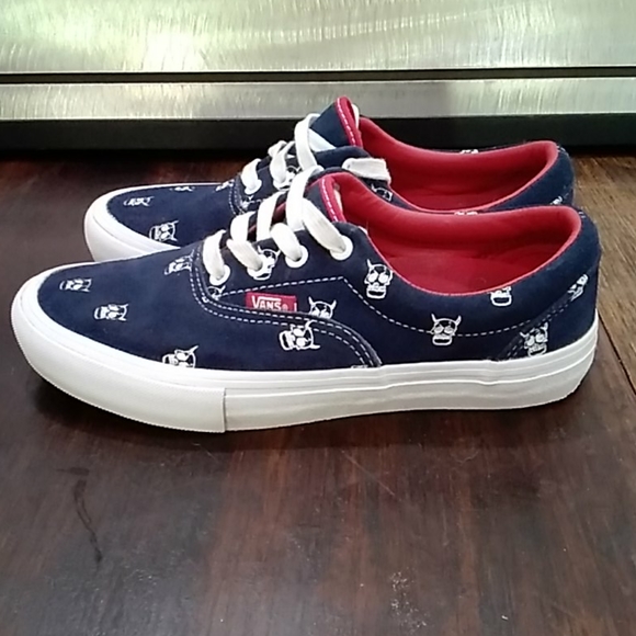 Vans Blue Suede Leather Skateboard Pro Mens 6 - Picture 2 of 9